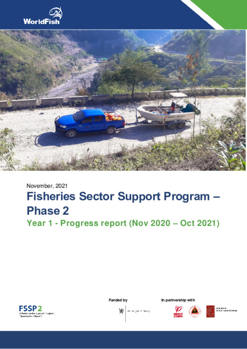 Norwegian Embassy_Fisheries Sector Support Program – Phase 2_Progress Report_November 2020 to October 2021