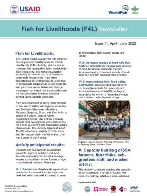 Fish for Livelihoods Newsletter (Apr - June 2022)