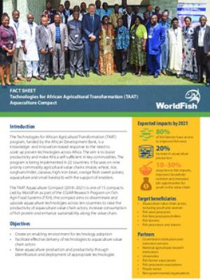 Technologies for African Agricultural Transformation (TAAT) Aquaculture Compact