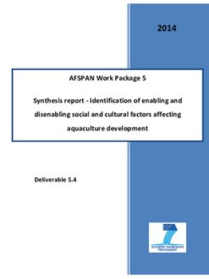 Synthesis report: Identification of enabling and disenabling social and cultural factors affecting aquaculture development