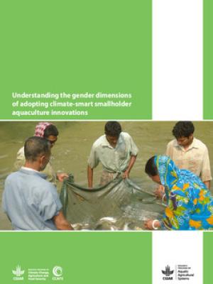Understanding the gender dimensions of adopting climate-smart smallholder aquaculture innovations