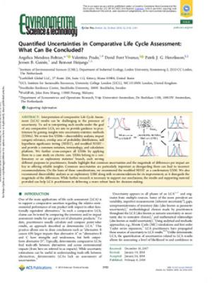 Quantified uncertainties in Comparative Life Cycle Assessment: What can be concluded?