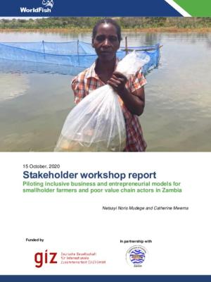 Stakeholder workshop report Piloting inclusive business and entrepreneurial models for smallholder farmers and poor value chain actors in Zambia