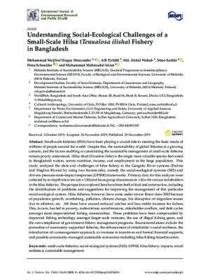 Understanding social-ecological challenges of a small-scale hilsa (Tenualosa ilisha) fishery in Bangladesh