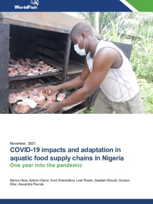 COVID-19 impacts and adaptation in aquatic food supply chains in Nigeria - One year into the pandemic