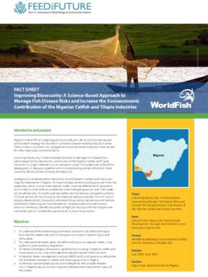 Improving Biosecurity: A Science-Based Approach to Manage Fish Disease Risks and Increase the Socioeconomic Contribution of the Nigerian Catfish and Tilapia Industries