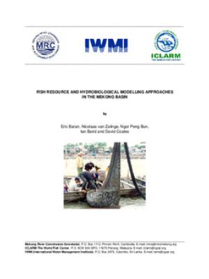 Fish resource and hydrobiological modelling approaches in the Mekong Basin