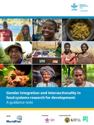 Gender integration and intersectionality in food systems research for development: A guidance note