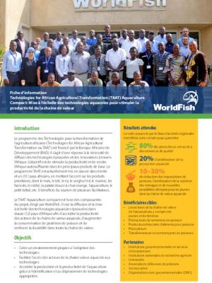 Technologies for African Agricultural Transformation (TAAT) Aquaculture Compact [French version]