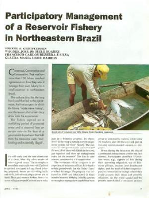 Participatory management of a reservoir fishery in northeastern Brazil