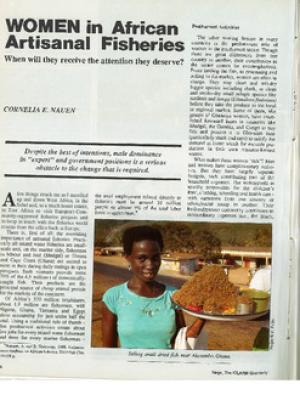 Women in African artisanal fisheries: when will they receive the attention they deserve?