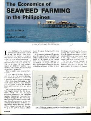 The economics of seaweed farming in the Philippines