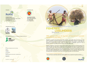 Community based fisheries management CBFM-SSEA fisheries and livelihoods impact Community based fisheries management CBFM-SSEA fisheries and livelihoods impact