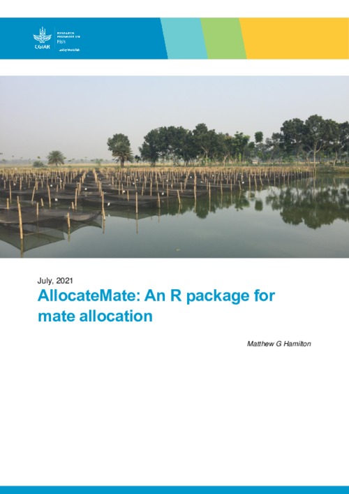 AllocateMate: An R package for mate allocation