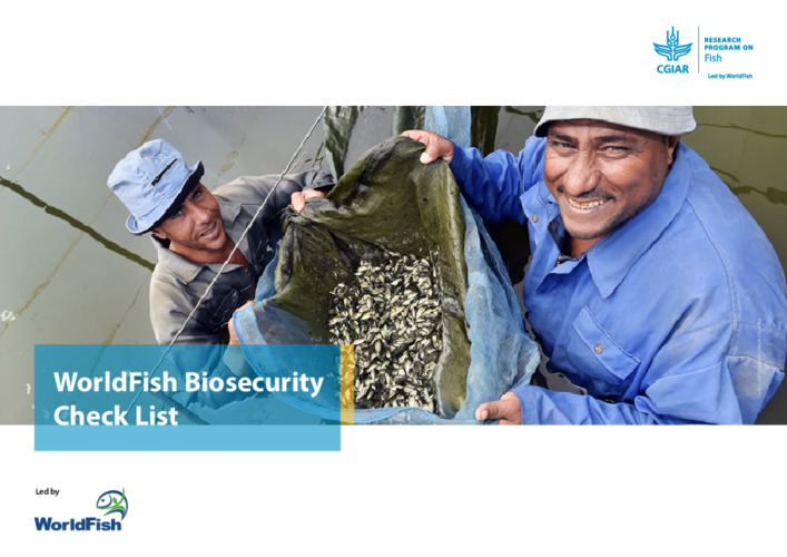 WorldFish Biosecurity Checklist WorldFish Biosecurity Checklist