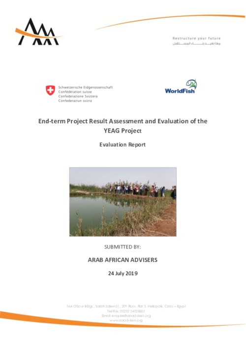 SDC_End-term Project Result Assessment and Evaluation of the YEAG Project: Evaluation Report 2019