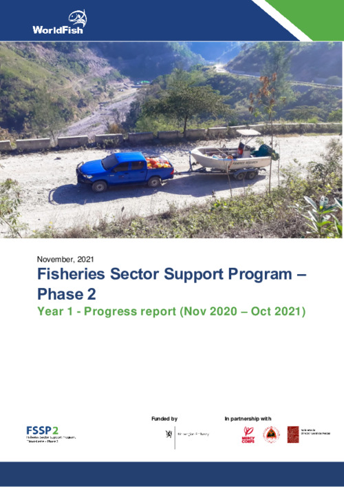 Norwegian Embassy_Fisheries Sector Support Program – Phase 2_Progress Report_November 2020 to October 2021 Norwegian Embassy_Fisheries Sector Support Program – Phase 2_Progress Report_November 2020 to October 2021