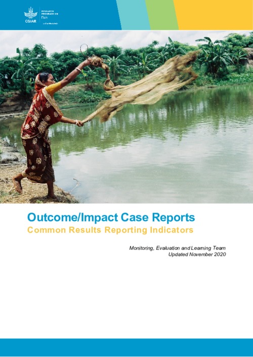 Brief on Outcome/Impact Case Reports Brief on Outcome/Impact Case Reports