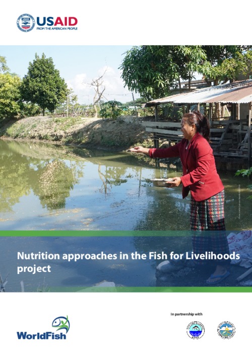 Nutrition approaches in the Fish for Livelihoods project Nutrition approaches in the Fish for Livelihoods project