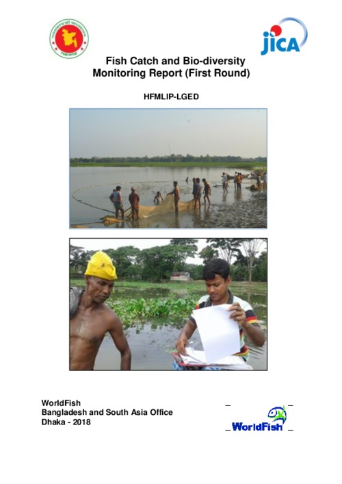 First Round Technical Report on Fish Catch and Bio-diversity under HFMLIP - JICA
