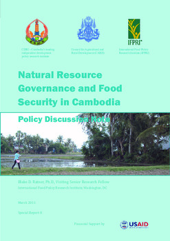 Natural resource governance and food security in Cambodia Natural resource governance and food security in Cambodia