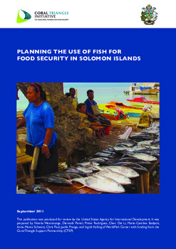 Planning the use of fish for food security in Solomon Islands Planning the use of fish for food security in Solomon Islands