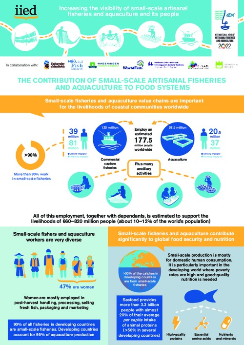 The contribution of small-scale artisanal fisheries and aquaculture to food systems