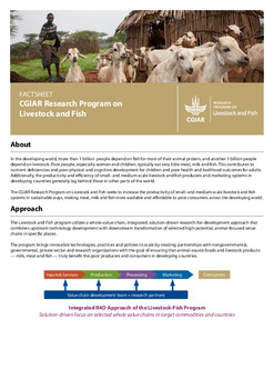 CGIAR Research Program on Livestock and Fish CGIAR Research Program on Livestock and Fish