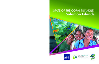 State of the Coral Triangle Reports State of the Coral Triangle Reports