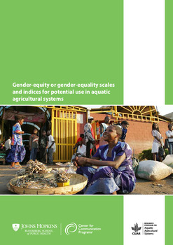 Gender-equity or gender-equality scales and indices for potential use in aquatic agricultural  systems