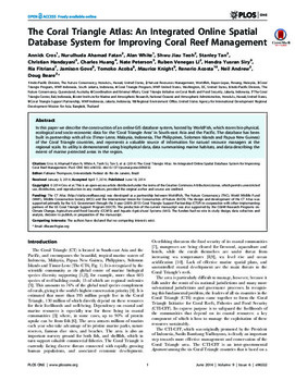 The Coral Triangle Atlas: An integrated online spatial database system for improving coral reef management