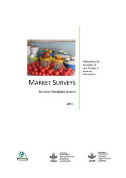 Market surveys: Barotse floodplain system Market surveys: Barotse floodplain system