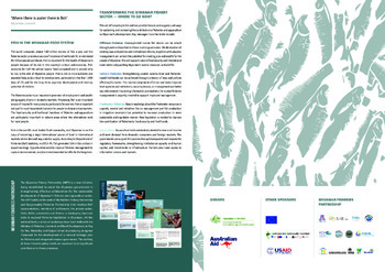 Myanmar fisheries: Overview Myanmar fisheries: Overview