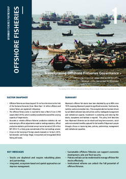 Myanmar fisheries: Offshore fisheries