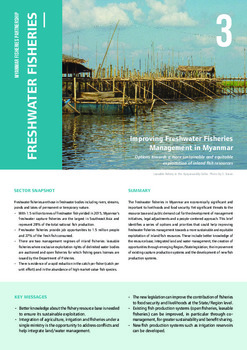 Myanmar fisheries: Freshwater fisheries Myanmar fisheries: Freshwater fisheries