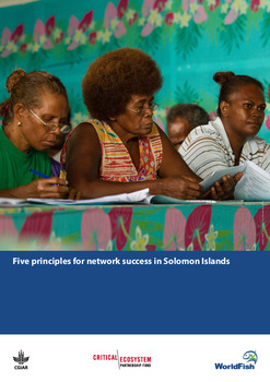 Five principles for network success in Solomon Islands Five principles for network success in Solomon Islands
