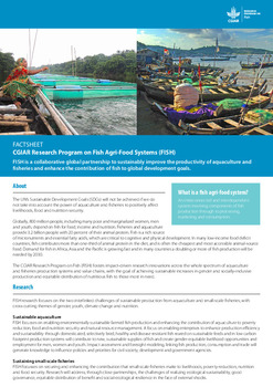 CGIAR Research Program on Fish Agri-Food Systems (FISH) CGIAR Research Program on Fish Agri-Food Systems (FISH)