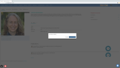 Connecting MEL and ORCID.