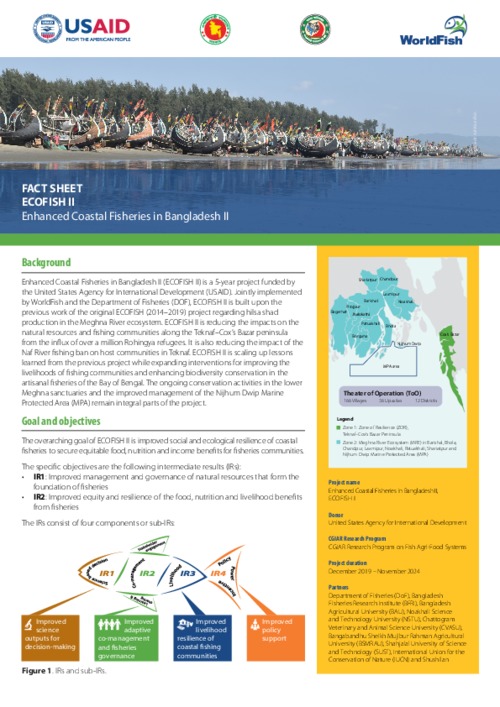 Enhanced Coastal Fisheries in Bangladesh II Enhanced Coastal Fisheries in Bangladesh II