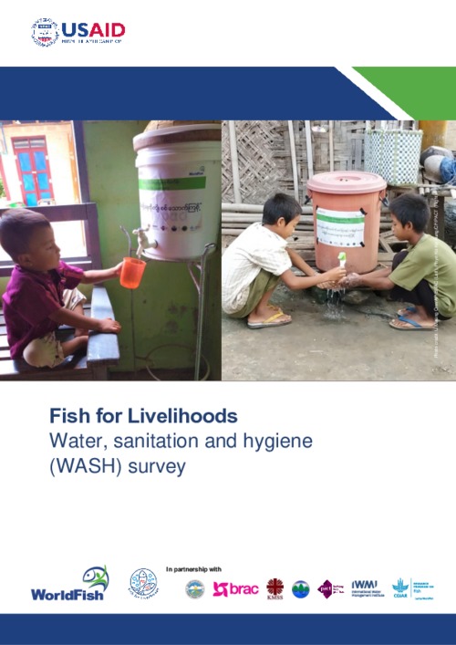 Water, sanitation and hygiene (WASH) survey Water, sanitation and hygiene (WASH) survey