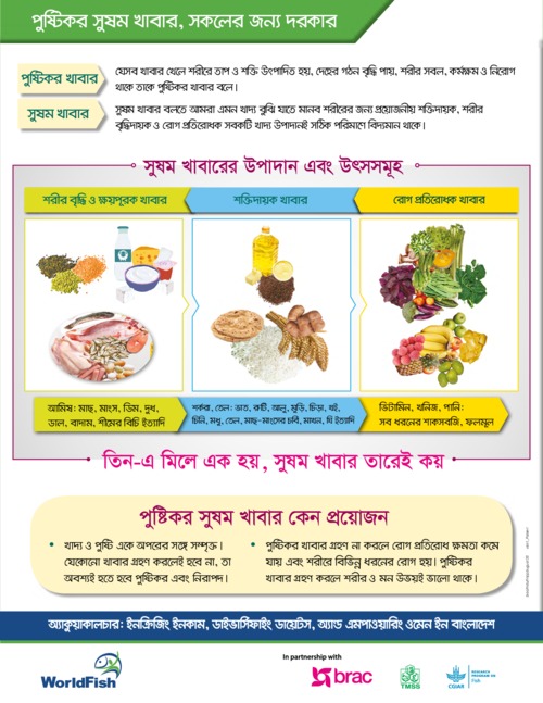 Flip chart of nutrition (Bangla version)