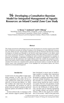 Developing a consultative Bayesian model for integrated management of aquatic resources: an inland coastal zone case study.