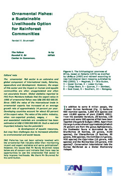 Ornamental Fishes: a Sustainable Livelihoods for Rainforest Communities
