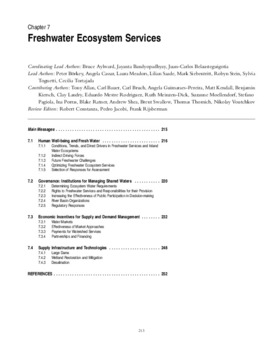 Millenium Ecosystem Assessment. 2005. Global Assessment Report: Policy Responses.