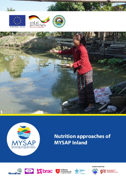 Nutrition approaches of MYSAP Inland Nutrition approaches of MYSAP Inland