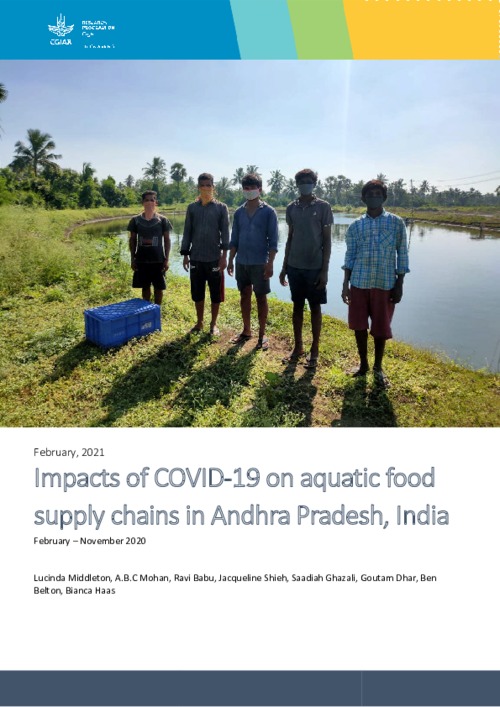 Impacts of COVID-19 on aquatic food supply chains in Andhra Pradesh, India  February – November 2020