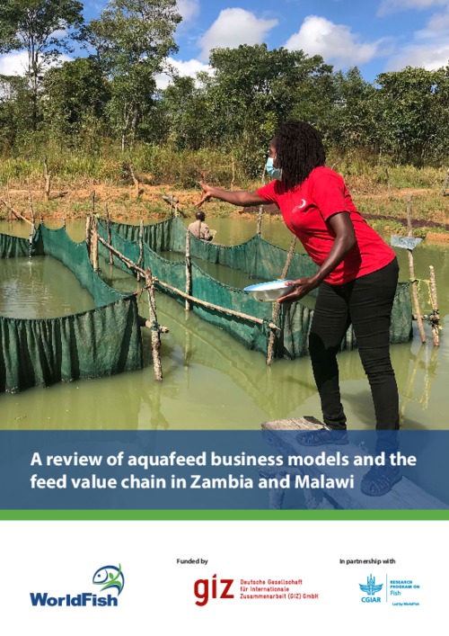 A review of aquafeed business models and the feed value chain in Zambia and Malawi