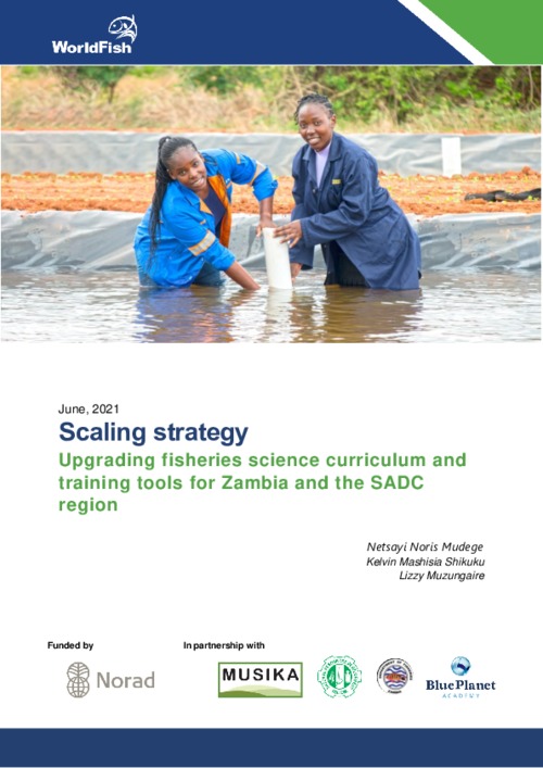 Scaling strategy: Upgrading fisheries science curriculum and training tools for Zambia and the SADC region