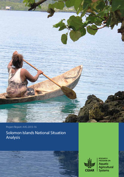 Solomon Islands national situation analysis Solomon Islands national situation analysis