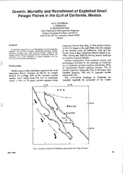 Growth, mortality and recruitment of exploited small pelagic fishes in the Gulf of California, Mexico Growth, mortality and recruitment of exploited small pelagic fishes in the Gulf of California, Mexico